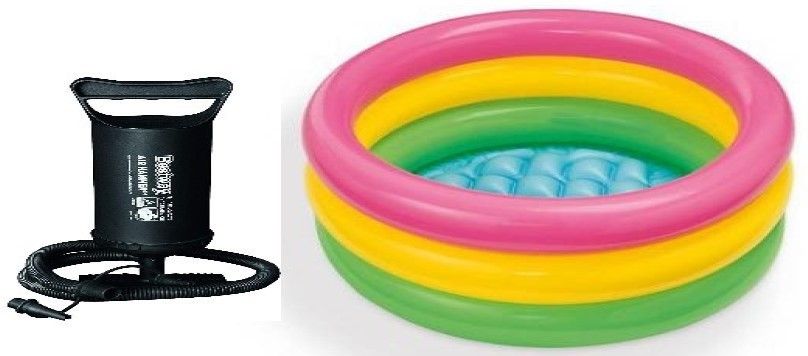 ecom bharat BOB-35 Inflatable Swimming Pool, Inflatable Toy Pump-picture-36