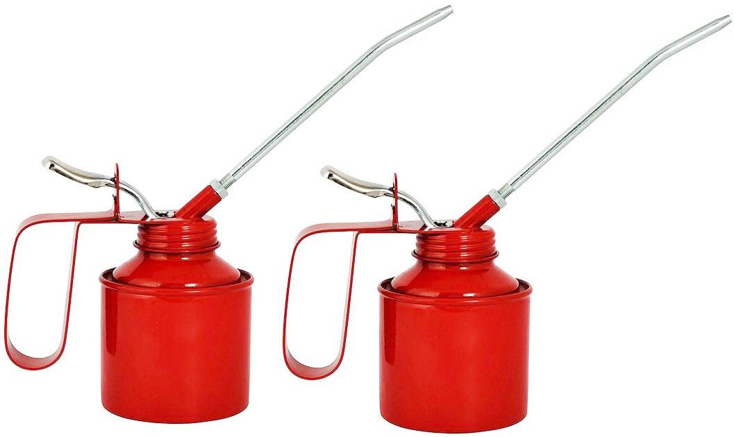 inditrust 2pc Multipurpose Oil Can for bike Lubrication Car Oil Lubrication Can Manual Sprayer-picture-34