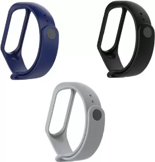 AUDICE Best BUY Silicon Replacement Band/Strap for Xiaomi Mi Band 3 strap / Mi Band 4 Strap Watch band Silicone Strap (Not Compatible with Mi Band 1/2) Combo 3 pack Smart Band Strap-image-8