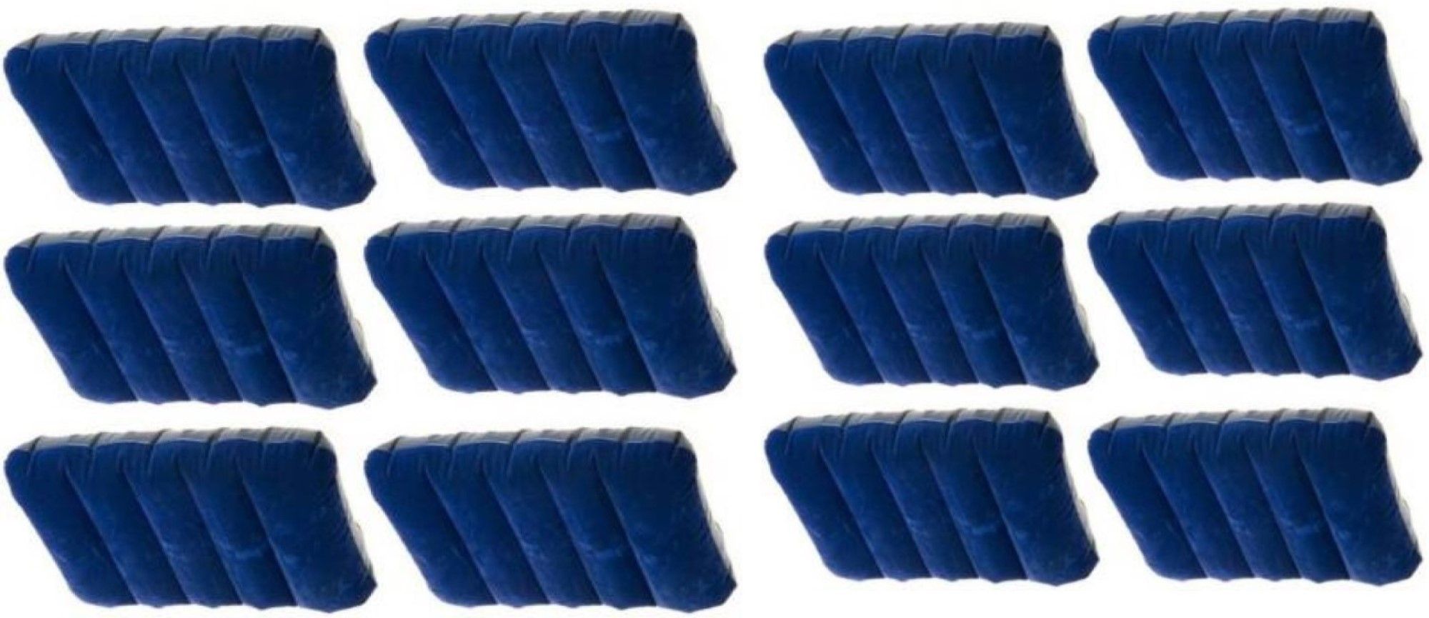 (IND*USA*17) 12 PREMIUM QUALITY BLUE VALVET TOUCH AIR FILLING PILLOW ,FLOTING ON WATER AND GIVE REST TO HEAD AND NECK.ALSO USED IN TREVELING.USED IN WATER POOL AND GIVE SUPPORT AND COMFIRT. Inflatable Pool Accessory-image-30