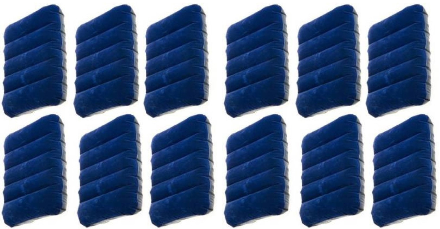 young star (IND*USA-3) 12 PREMIUM QUALITY BLUE VALVET TOUCH AIR FILLING PILLOW ,FLOTING ON WATER AND GIVE REST TO HEAD AND NECK.ALSO USED IN TREVELING.USED IN WATER POOL AND GIVE SUPPORT AND COMFIRT. Inflatable Pool Accessory image 1