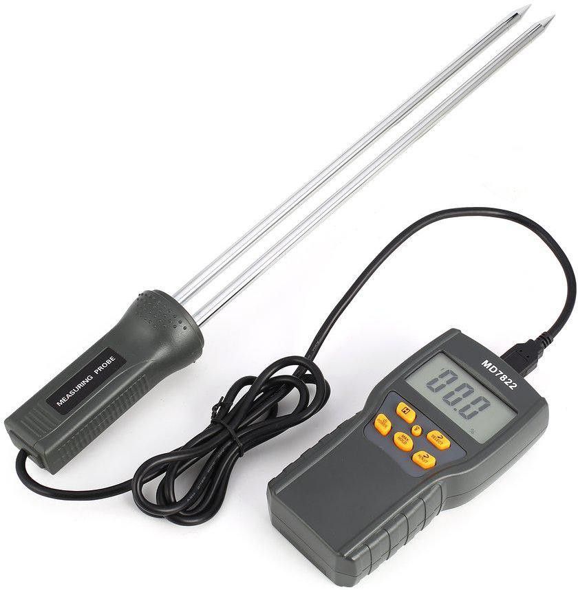 Grain Moisture Meter Digital Pin-Type For Wheat, Paddy, Rice and Corn Etc. Pin-Type Digital Moisture Measurer