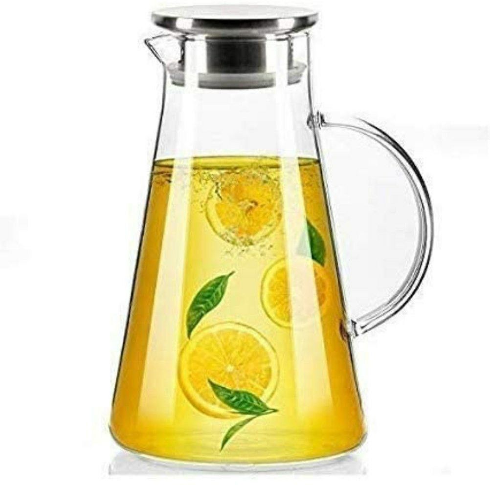 madhav 1.3 L Borosilicate Glass Kettle Jug-picture-21