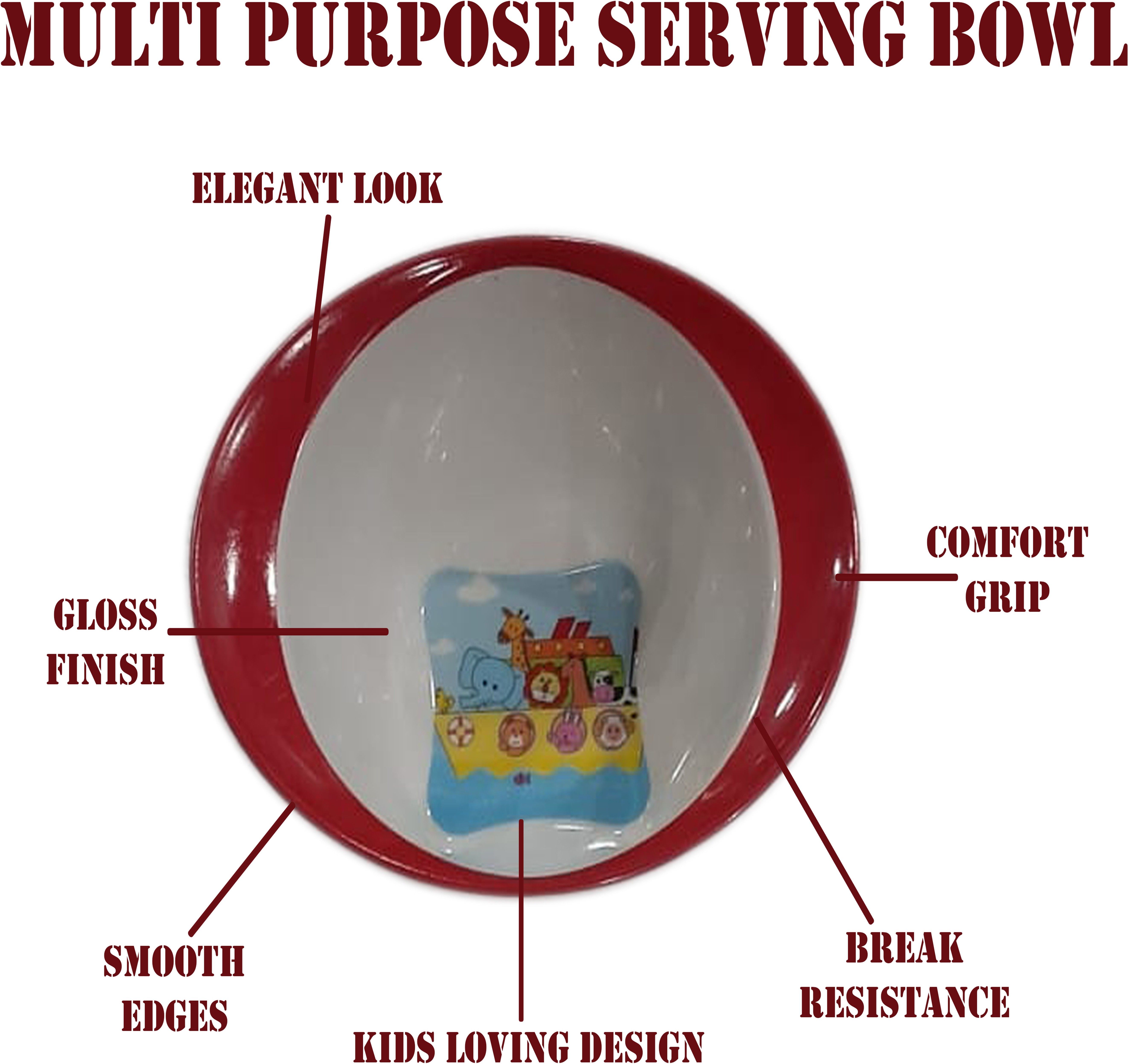 (Pack of 2) Premium Quality Multipurpose Cartoon Character Design Bowls for serving- Melamine-image-46
