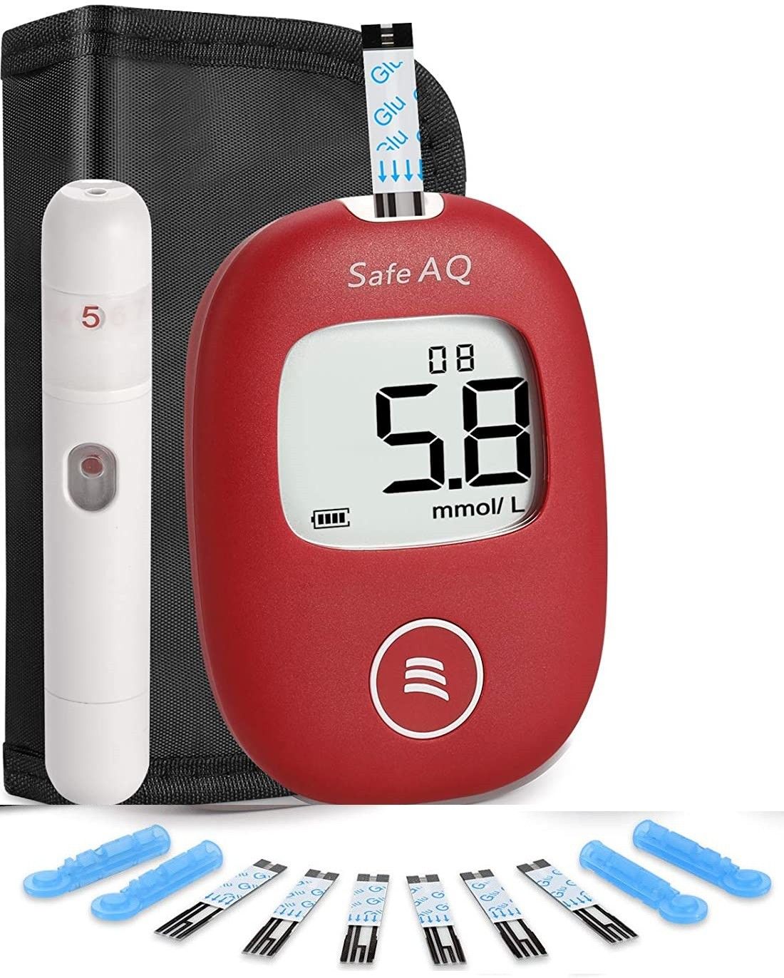 sinocare Smart With 10(Strips & Lancet) Blood Glucose Monitoring Glucometer-picture-19