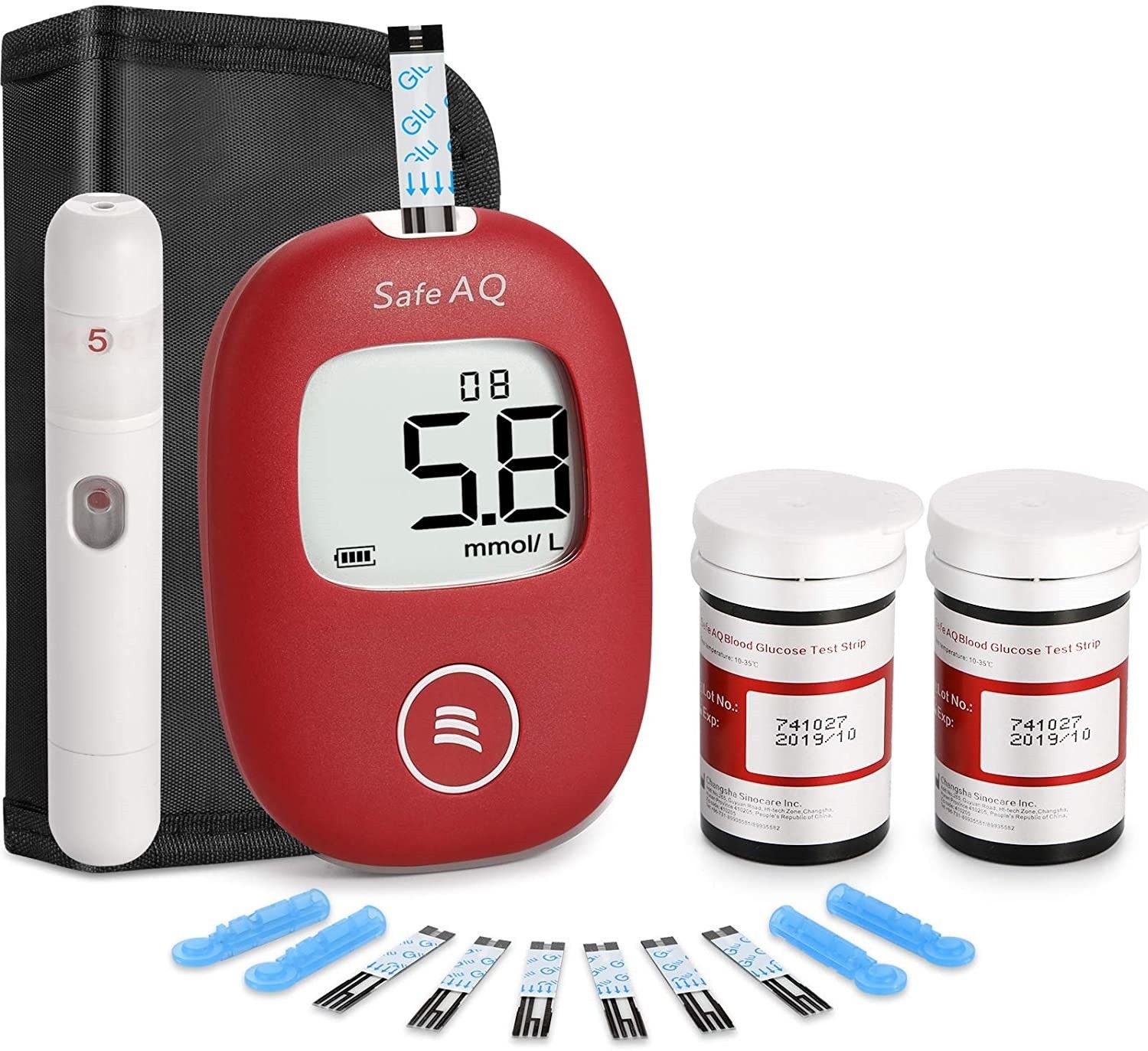 sinocare Safe AQ Smart With 50Strips Blood Glucose Monitoring Glucometer-picture-26
