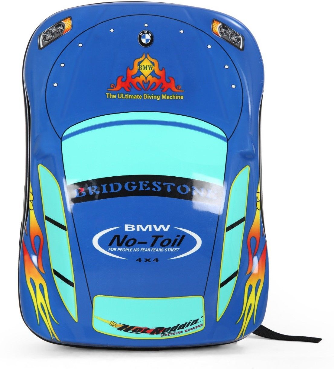 polo class Small Cabin & Check-in Set (26 cm) 4 Wheels - Car Kids Bag - Blue - Blue-picture-11
