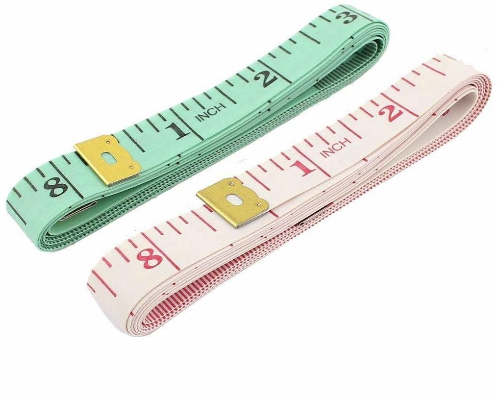 cashwin Body Measuring Ruler Sewing Cloth Tailor Measure Flat Tape, 150 cm -2 Pieces Measurement Tape-picture-28