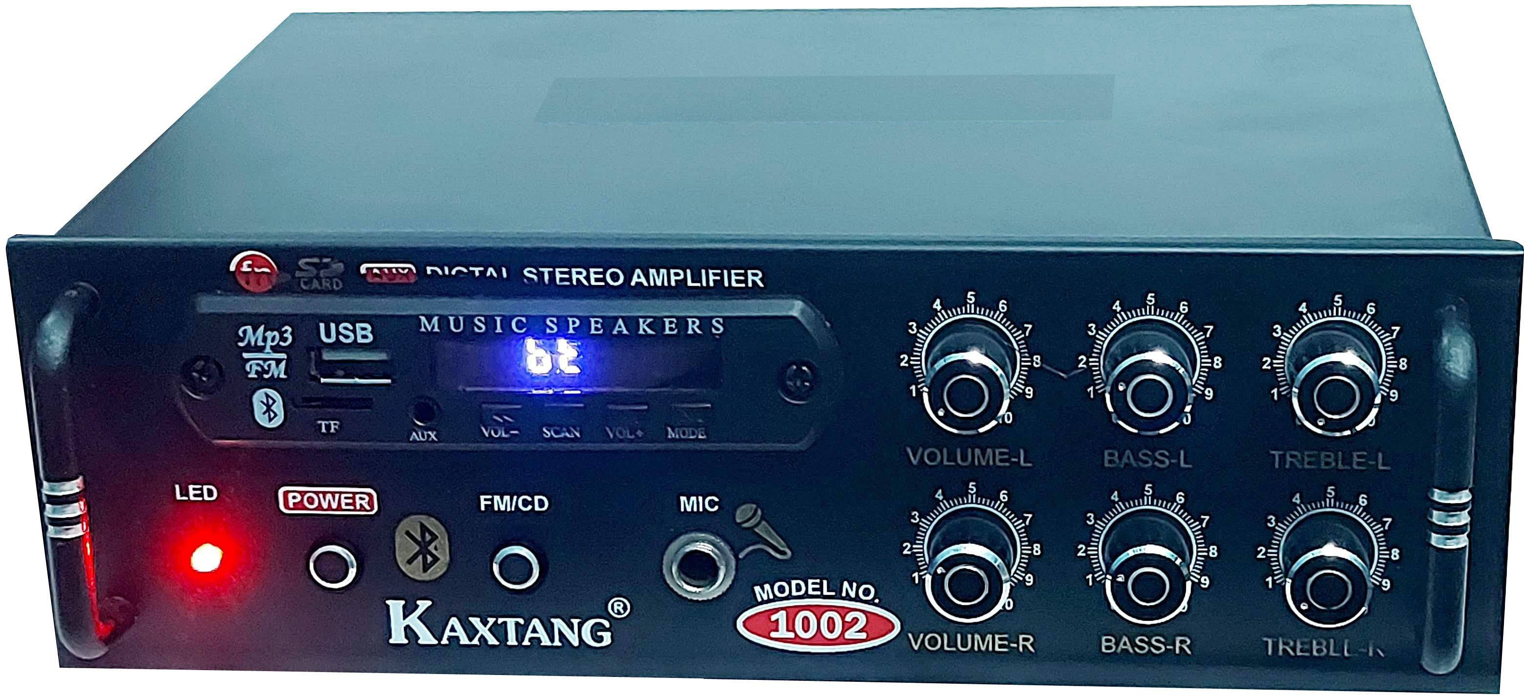 OPTIPLEX DJ REMIX 1002 VERSION WITH BETTER SOUND QUALITY NEW SERIES DJ remix Amplifier Modify chasis Bluetooth Full Black Digital Stereo Amplifier BT/ USB//SD Card /FM /AUX 60 W AV Power Amplifier (Black) 60 W AV Power Amplifier (Black) 160 W AV Power Amplifier-image-44