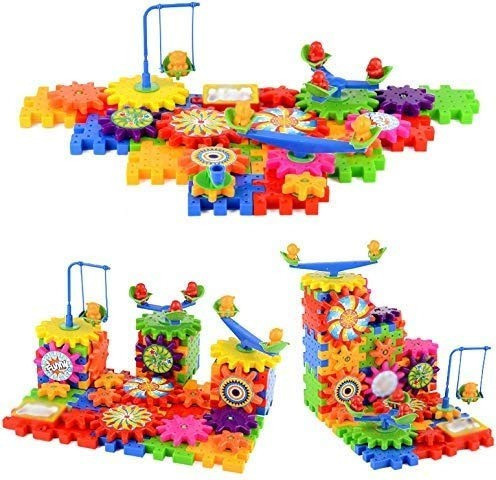 mgt creation Miracle Bricks Building Blocks for Kids With Wheel Educational Toys Bricks Toys Sets Building Blocks Game Puzzles games for Kids and Children for 3 - 5 Years And Above, Multicolour ( 101 Pieces Blocks Bricks) image 1