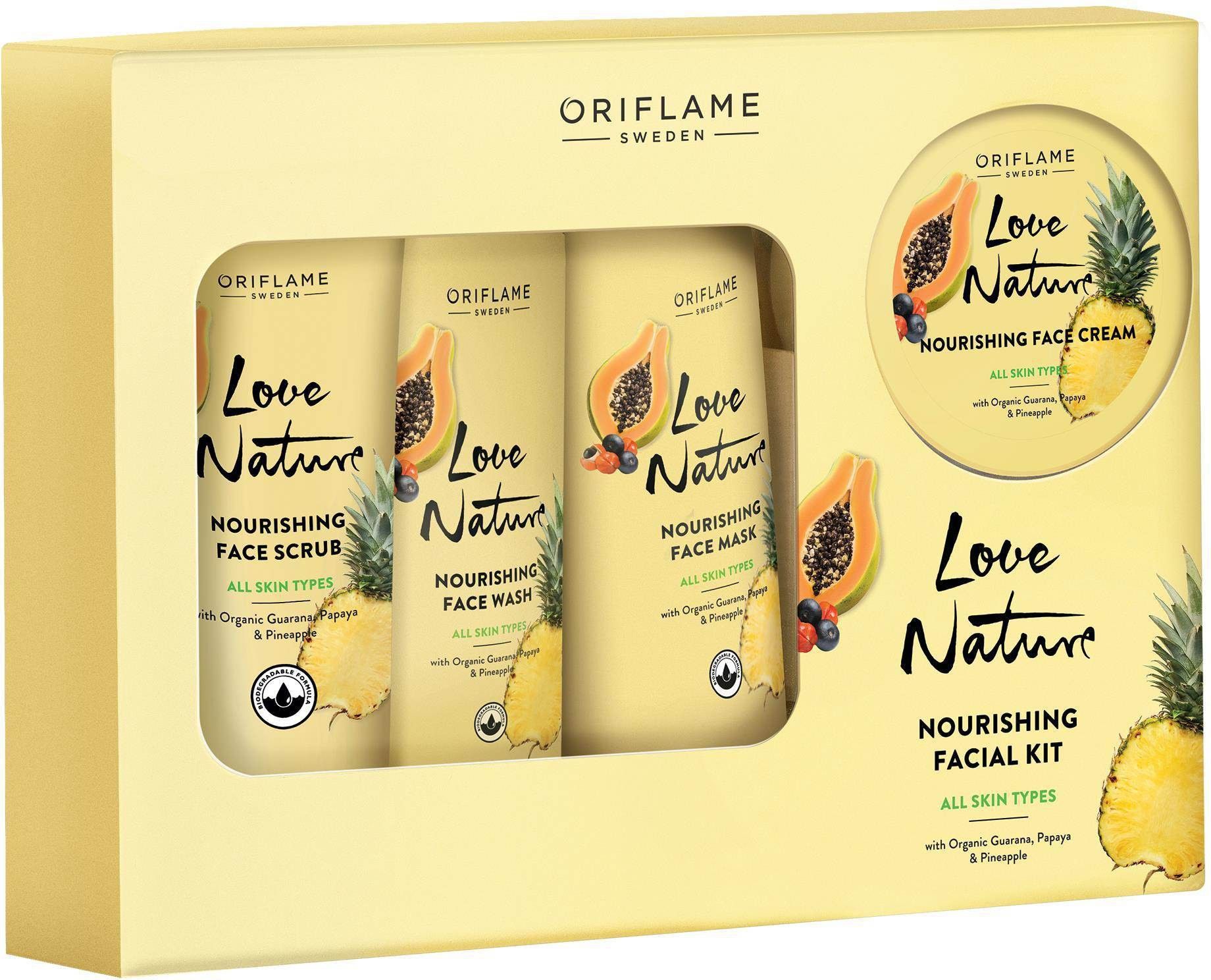 oriflame Nourishing Facial Kit with Organic Guarana, Papaya & Pineapple 400 g-picture-31