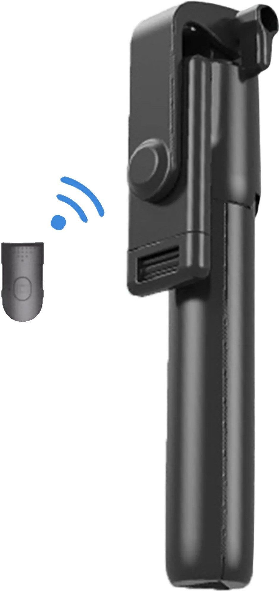 amesco Highly 3 in1 Selfie Stick Multi-Function Wireless Bluetooth R1 Selfie Stick with Remote Shutter 360 Rotate Extendable Handheld Foldable Mini Tripod Stand Foldable | Tripod | Selfie Stick | Bluetooth Shutter for Smartphones Professional Remote Control Selfie Stick Monopod Black 3 Axis Gimbal for Mobile-image-27