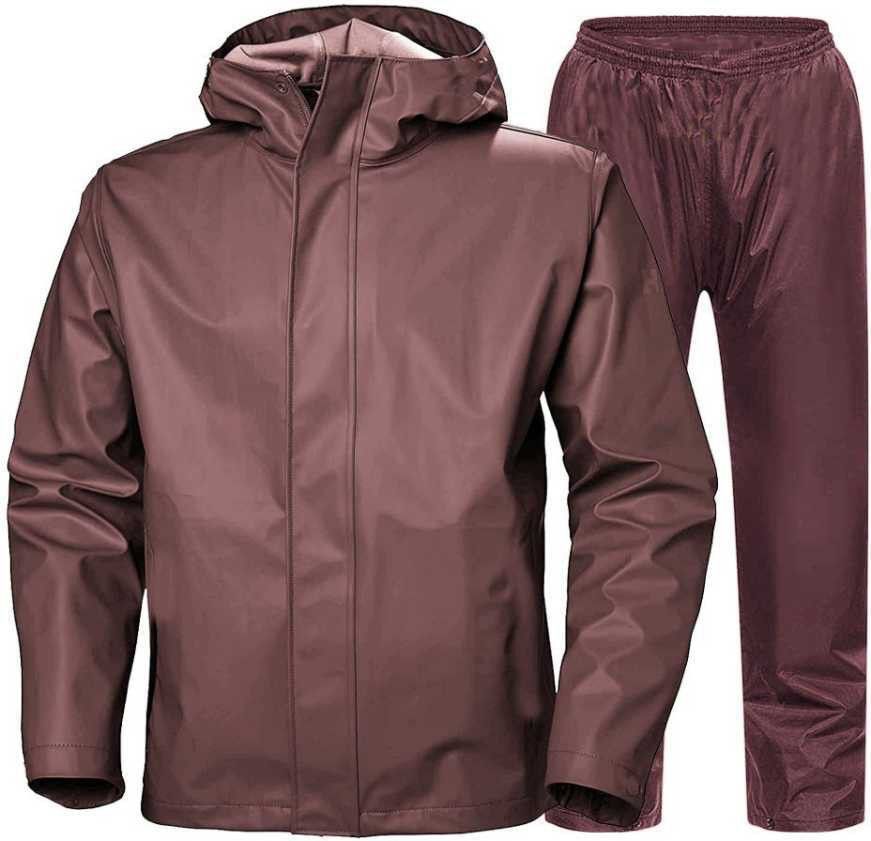 mankrit Solid Men Raincoat-picture-11