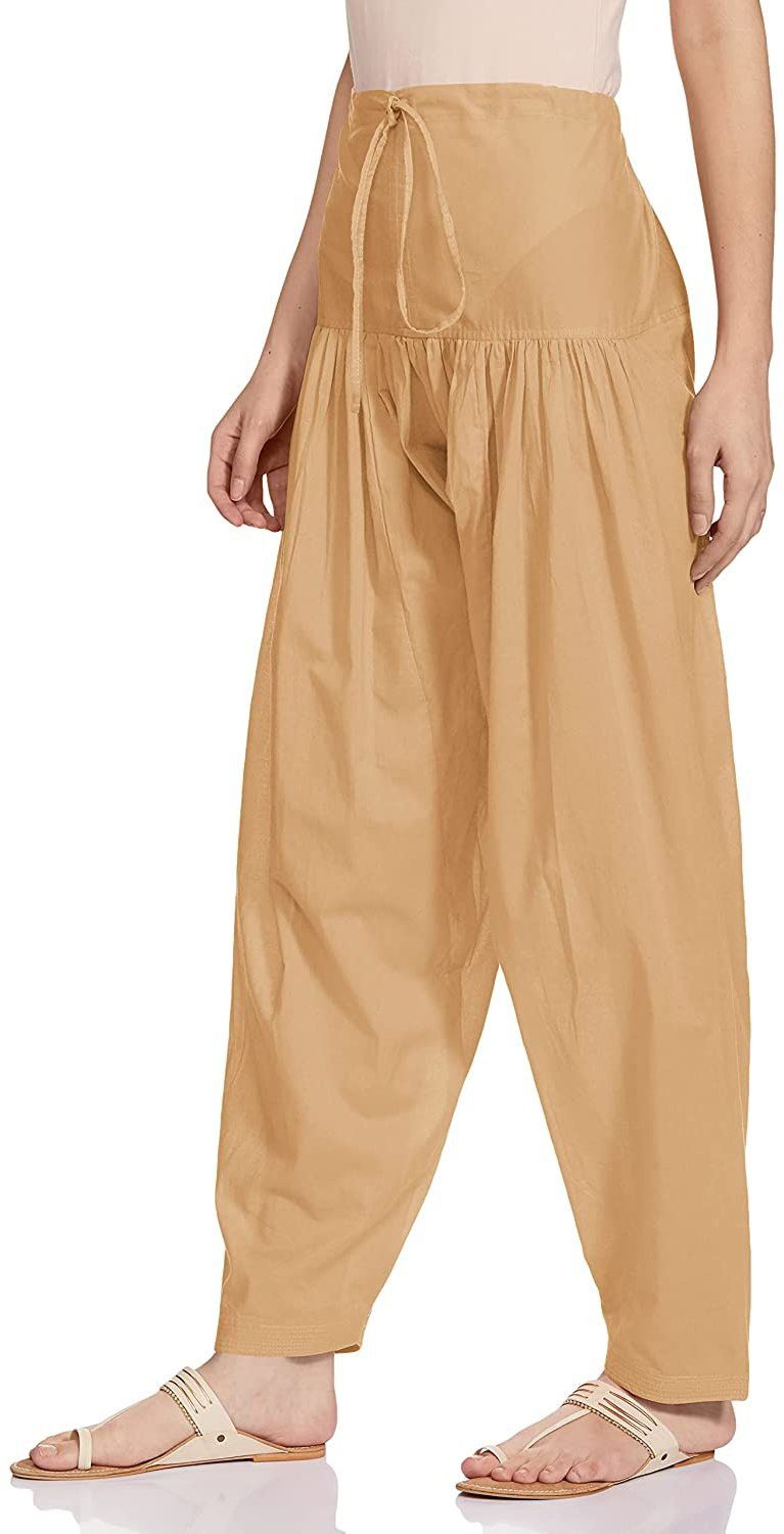 uganta Pure Cotton Solid Women ["Beige"] Salwar-picture-19