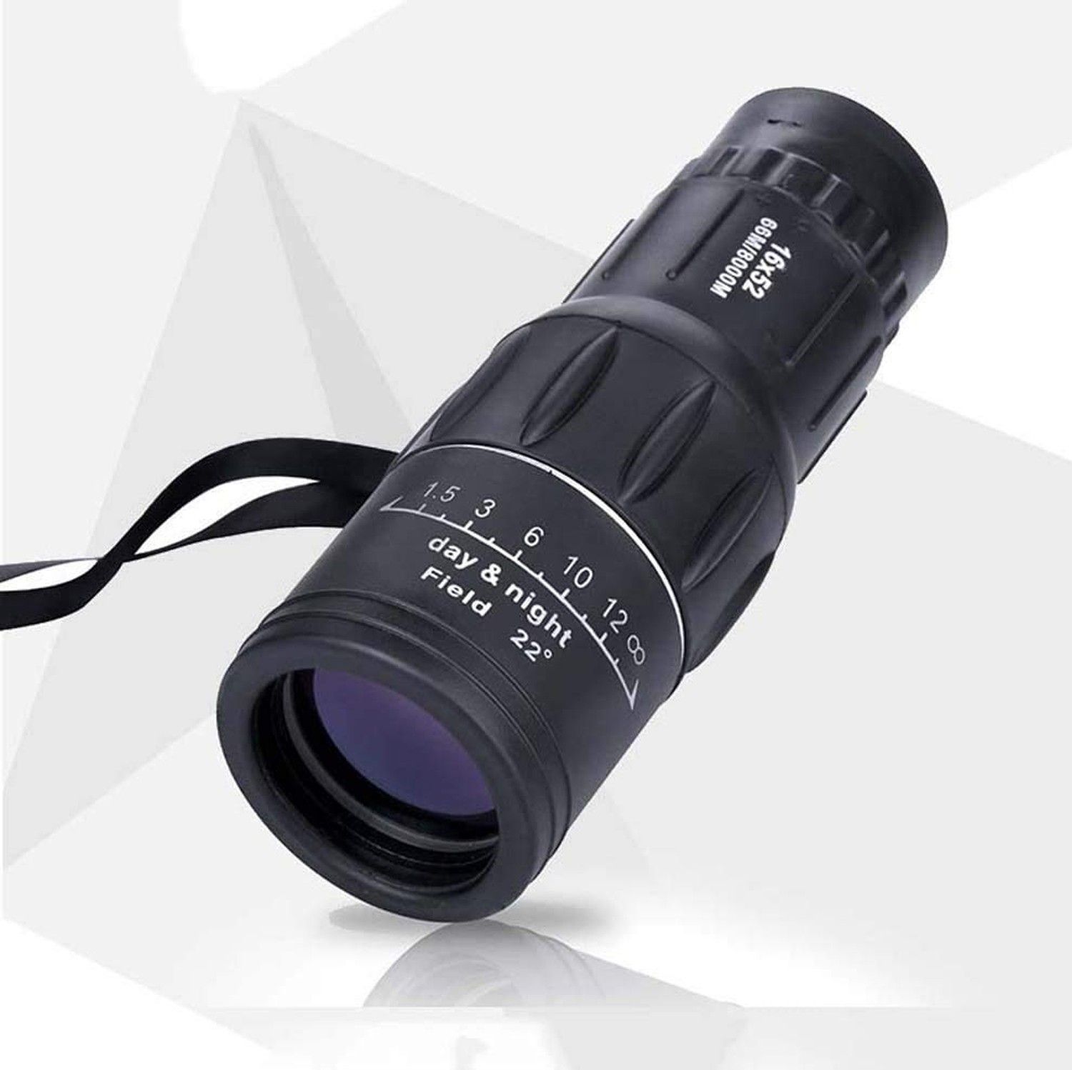 TFG - 16x52 High Powered Dual Focus Monocular Telescope Outdoor Portable Handheld Ultra Monocular Scope for Camping Birdwatching Catadioptric Telescope