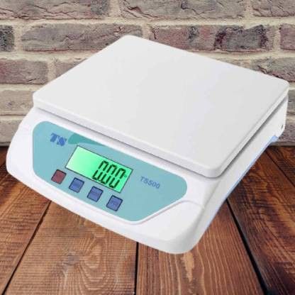MSNL Compact With Backlight 30 kg with Adaptor Digital Multi-Purpose Kitchen (TS500) WHITE Weighing Scale (White)(WHITE) Weighing Scale-image-43