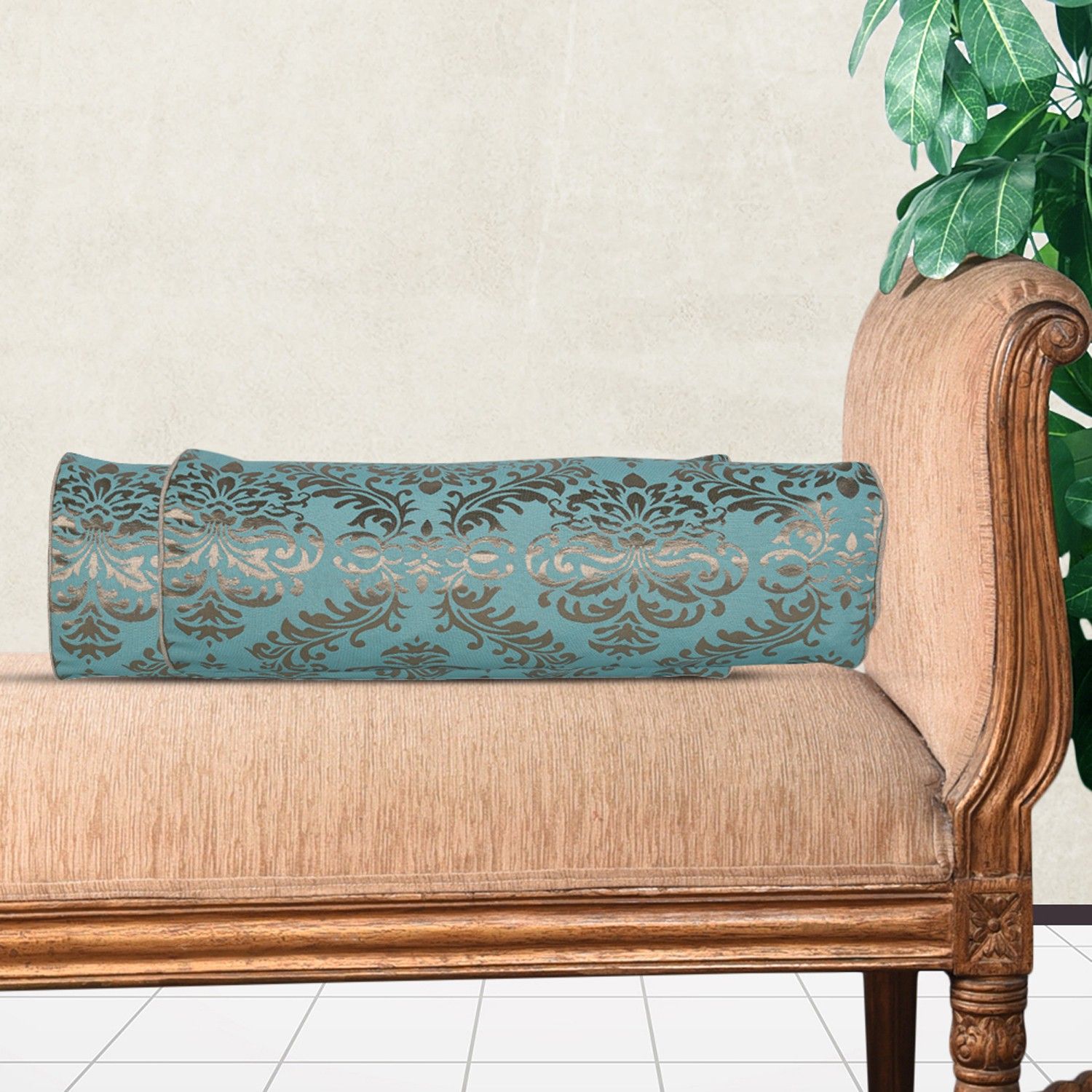 Microfibre Bolster Pack of 2 Abstract-image-37