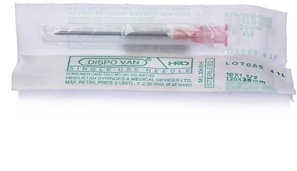 SINGLE USE NEEDLE 18 X 1 1/2 (1.20X38mm) (pack of 100 needle) Medical Needle-image-29