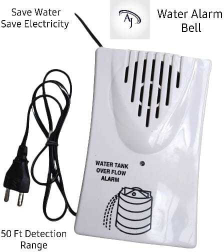 AJ Water Tank Overflow Plastic Alarm Bell Wired Sensor Security System image 1