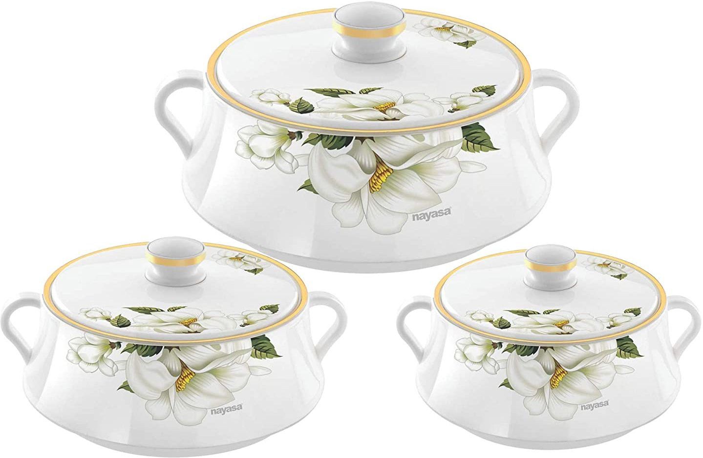 Nayasa Lorenzo Pack of 3 Serve Casserole Set-image-45
