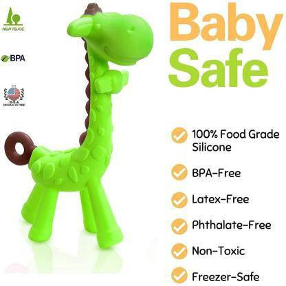 smilykid Baby Fruit nibbler with rattle and Feeding bottle with spoon for kids Teether image 1