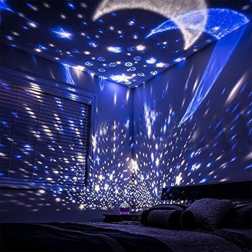 Romantic Sky Star Master Night Projector Lamp with USB 4 LED Night Lamp-image-13