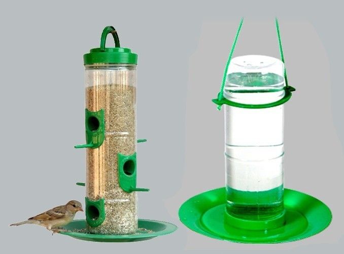 large bird feeder & water feeder combo Window Bird Feeder Bird Feeder
