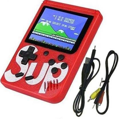 NKL Led Screen Retro Classic Console Video Game Colourful Portable Best For Kids 56 8 GB with Super Mario, DR Mario, Mario, Contra, Turtles, Tank, Bomber Man, Aladdin, Total 400 Games-image-16