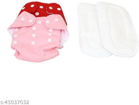 reify Multicolour Button Diapers 2+ 2 White Inserts (Pack of 4 image 1