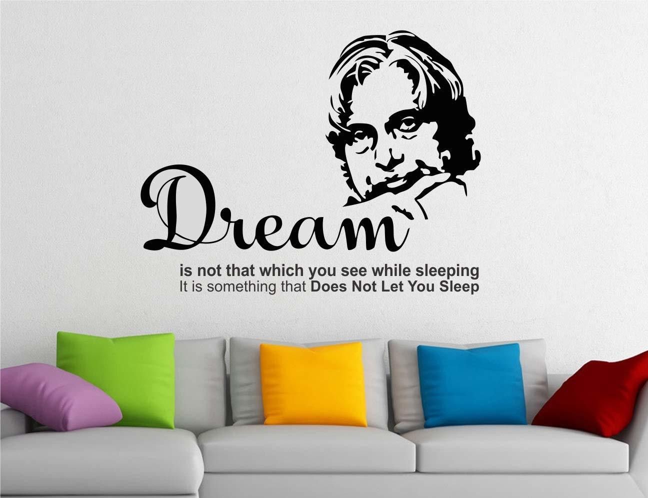 60 cm APJ Abdul Kalam Motivational Quotes Wall sticker Self Adhesive Sticker-image-18