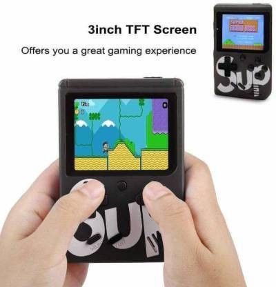 BSVR Newly 400 Games Super Mario 022 Gaming Console Portable and Best For Kids Game 8 GB with Super Mario, DR Mario, Mario, Contra, Turtles, Tank, Total 400 Games-picture-25