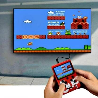NKL Led Screen Retro Classic Console Video Game Colourful Portable Best For Kids 07 8 GB with Super Mario, DR Mario, Mario, Contra, Turtles, Tank, Bomber Man, Aladdin, Total 400 Games-picture-11