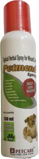 PETMEND Tropical Herbal Spray For Wound Care ( 150 ml) for Pet Pet First Aid Kit-image-9