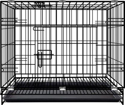 pet guard High Quality Powder Coated Metal Black 2 Feet Puppy/Small Dog Cage Bird Cage-picture-27