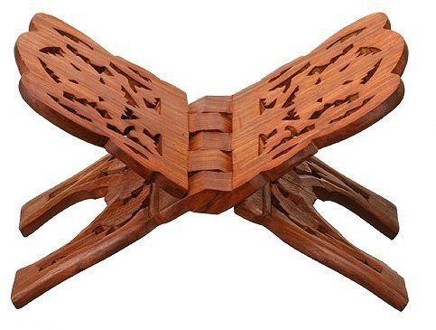 Book Reading Stand|Wooden Brown Rehal Handmade|Handcrafted Sheesham Geeta,Quran,Bible,Ramayana Holy Book Stand|Book Holder Wooden Brown Rehal Wooden Brown Rehal-image-5