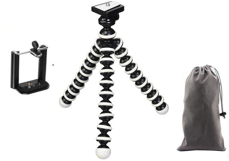 POZUB PUZ- GOL234 NEW ARRIVAL BUY GORILLA TRIPOD + DUSTPROOF BAG with mobile holding clip Camera Tripod Premium Quality Foldable Adjustable Flexible Sponge Octopus Tripod Multi-Use Selfie Stick Desktop Online Course Video Recording Special Design for Streaming, Video Blogs, Online Classes, Presentation, Creating Product Demos, Video Blogging ,Gimbal, DSLR & Action Cameras Mobile Holder monopods Tripod Tripod, Tripod Ball Head, Tripod Kit, Monopod Kit, Monopod-image-44