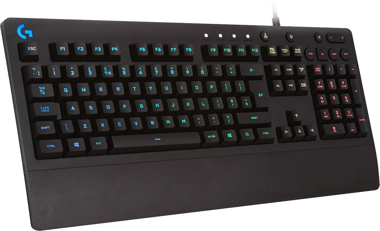 Logitech G213 / Lightsync RGB, Spill-resistant, Palm-rest, Customizable Keys Wired USB Standard Gaming Keyboard Compatible with Desktop, Laptop, Mac multimedia_keys,G213 / Lightsync RGB, Spill-resistant, Palm-rest, Customizable Keys-image-31
