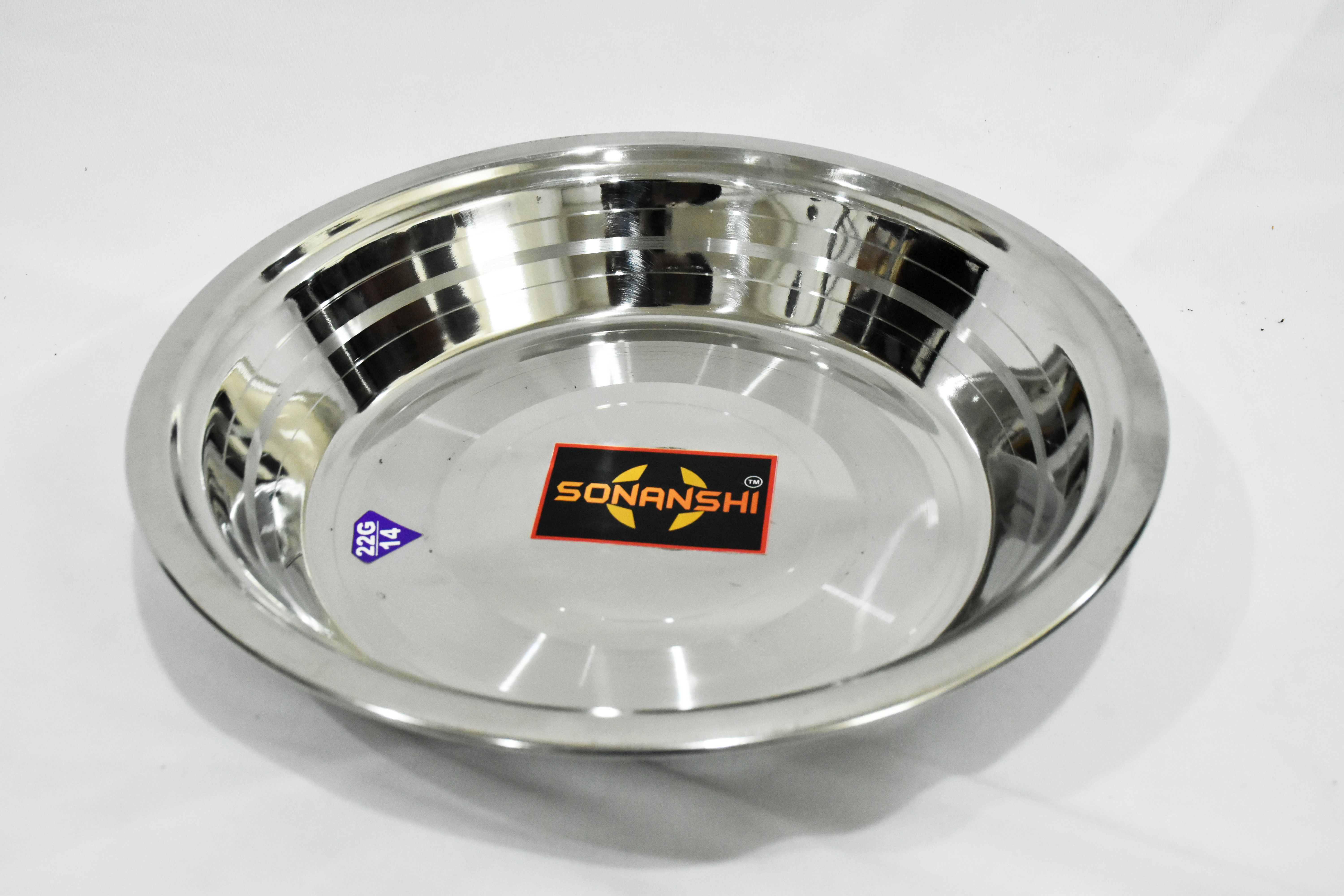 sonanshi Stainless Steel Atta Parat 14 No. Paraat-picture-12