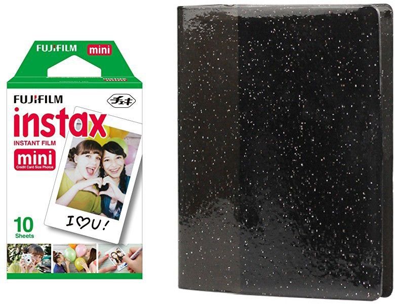 FUJIFILM Instax Mini 10x1 Sheets Instant Film with AM64 Charcoal Grey Album 64 Sheets Film Roll-image-47