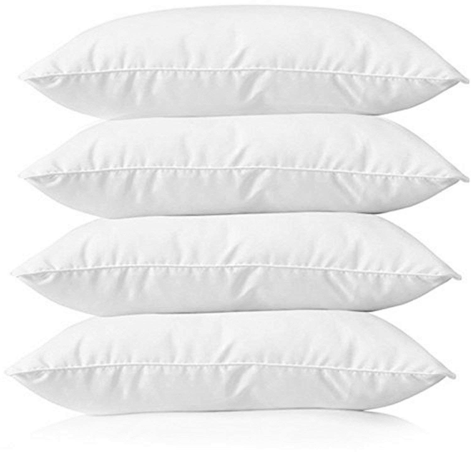 Cotton Solid Sleeping Pillow Pack of 4-image-0