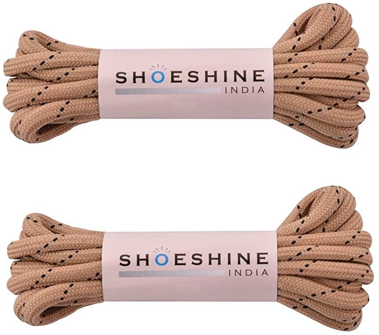 SHOESHINE Round Boot Lace Casual Hiking Shoelace 120CM 4mm Beige Shoe Lace-image-44