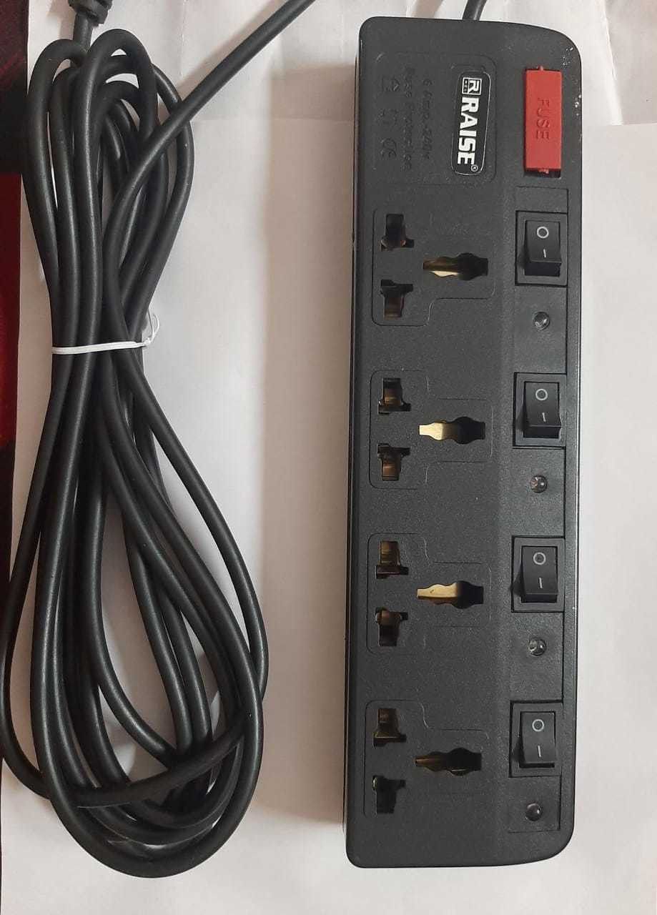 Akshita 4+4 4 Socket Extension Boards & Power Strip 4 YARD-picture-20
