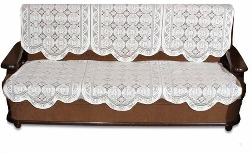 ag creations 3S White Pattern Sofa Cover Set Sofa Fabric-picture-22