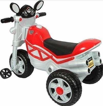 Bullet Tricycle 2-5 Year Old Boys Girls Kids and Toddlers First Bike Birthday Gift (Red) Made in India Tricycle (Multicolor)
