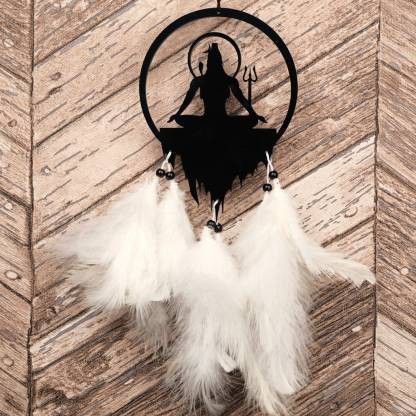 Mahadev Murti Dream Catchers Wall Hangings for Home Decor Car Dreamcatcher Feather Dream Catcher-image-45