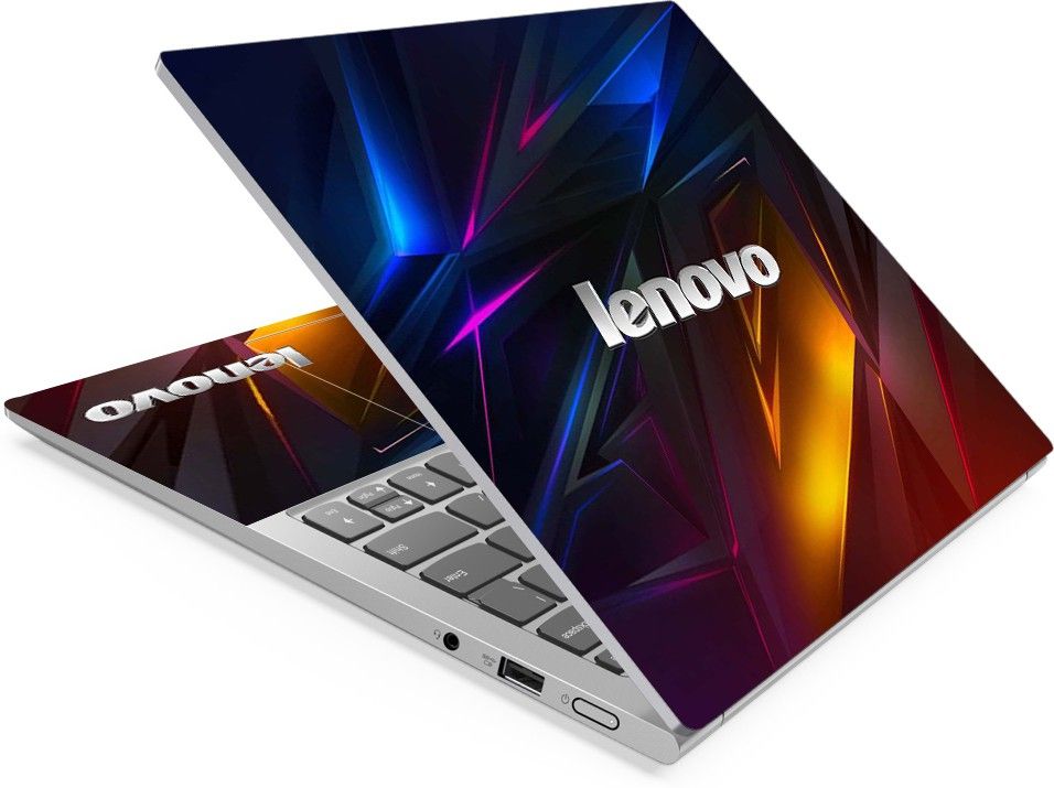 Anweshas Lenovo 3d Multi Abstract Full Panel Laptop Skins Upto 15.6 inch - No Residue, Bubble Free - Removable HD Quality Printed Vinyl/Sticker/Cover Self Adhesive Vinyl Laptop Decal 15.6-image-18