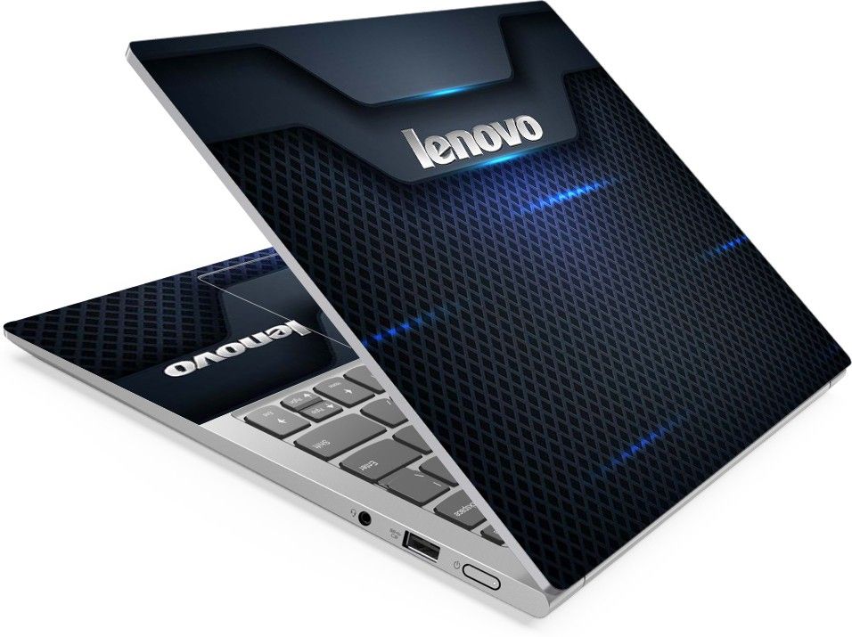 Anweshas Lenovo Blue Neon Metal Jali Full Panel Laptop Skins Upto 15.6 inch - No Residue, Bubble Free - Removable HD Quality Printed Vinyl/Sticker/Cover Self Adhesive Vinyl Laptop Decal 15.6-image-13