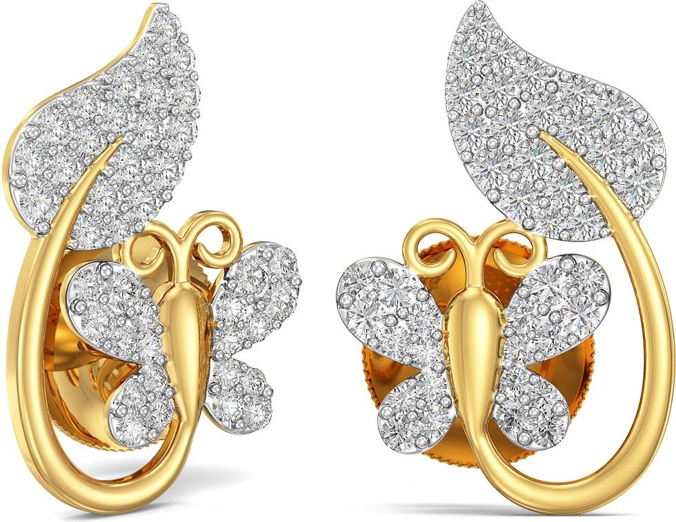 Joyalukkas Yellow Gold 22kt Stud Earring-picture-10