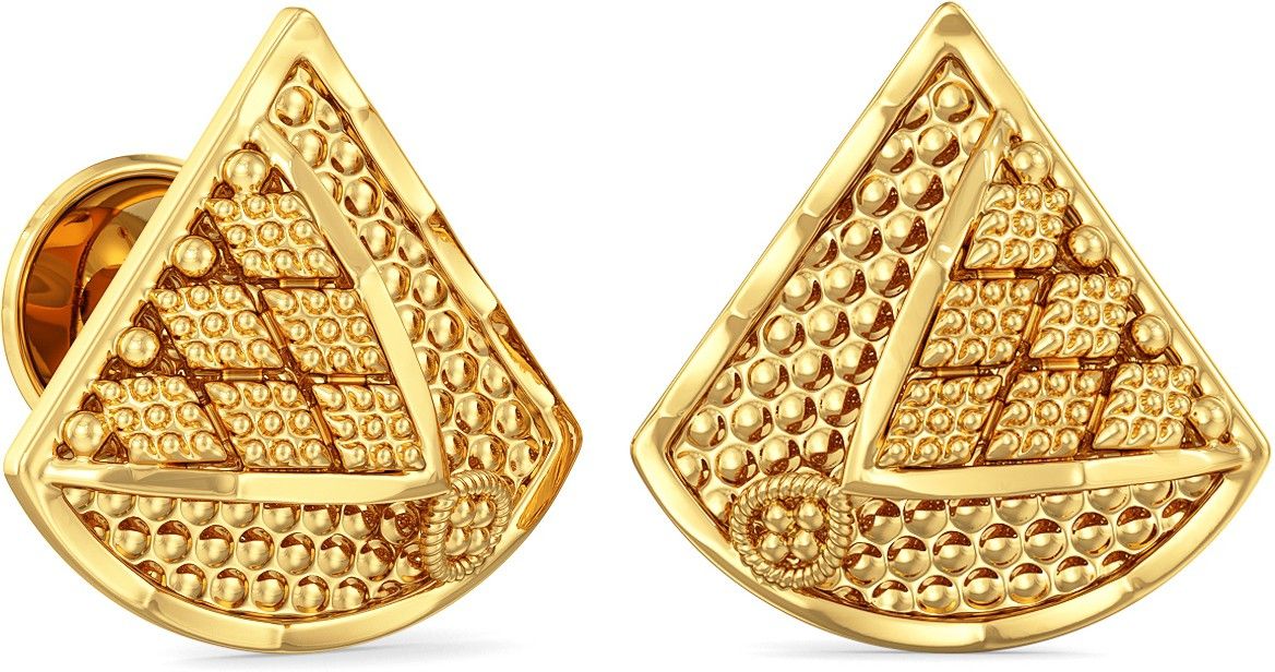 Joyalukkas Yellow Gold 22kt Stud Earring-picture-15