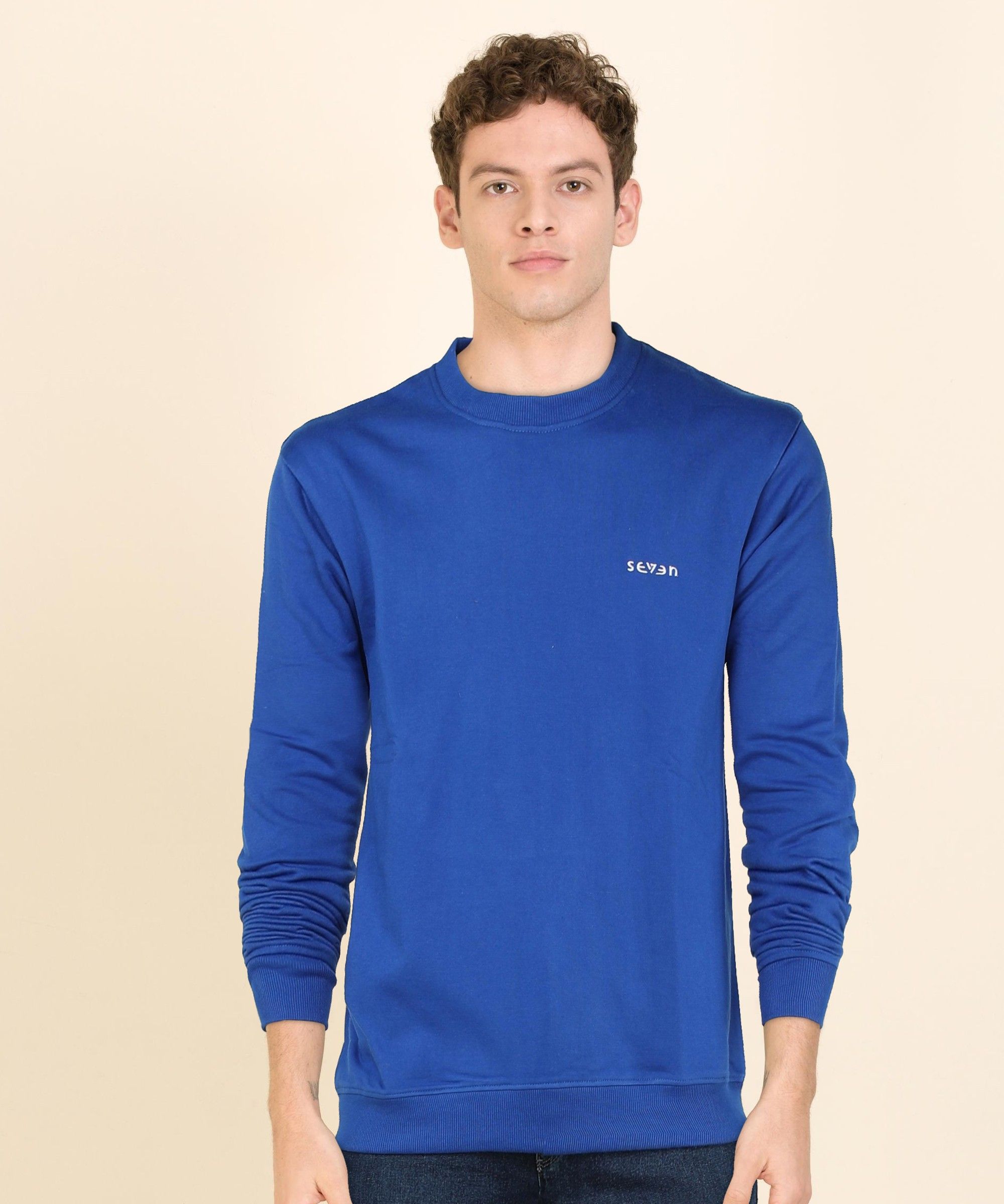 seven Men Full Sleeve Solid Sweatshirt-picture-13